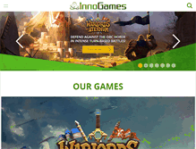 Tablet Screenshot of innogames.com